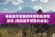 体验超乎想象的传奇新服激情战场 (体验超乎想象的成语)