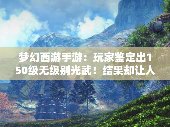 梦幻西游手游：玩家鉴定出150级无级别光武！结果却让人大失所望