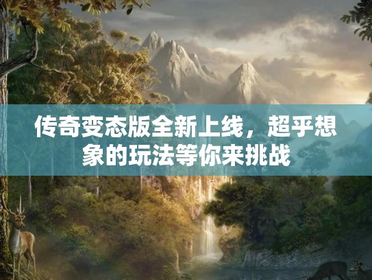 传奇变态版全新上线，超乎想象的玩法等你来挑战