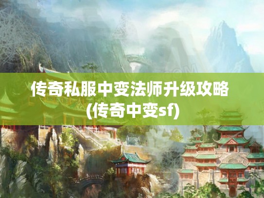传奇私服中变法师升级攻略 (传奇中变sf)