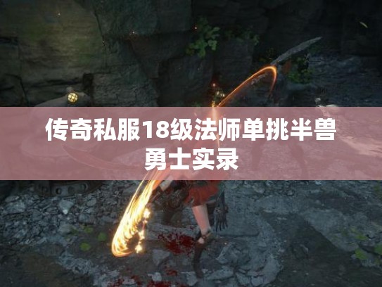 传奇私服18级法师单挑半兽勇士实录