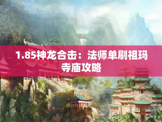 1.85神龙合击：法师单刷祖玛寺庙攻略