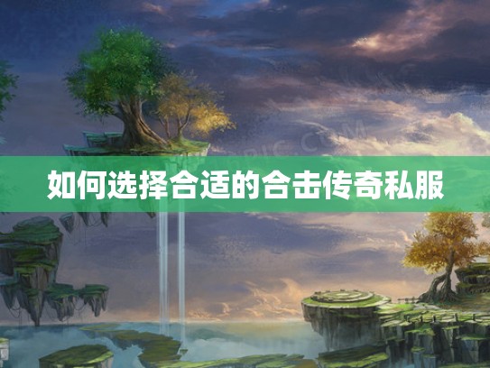 如何选择合适的合击传奇私服